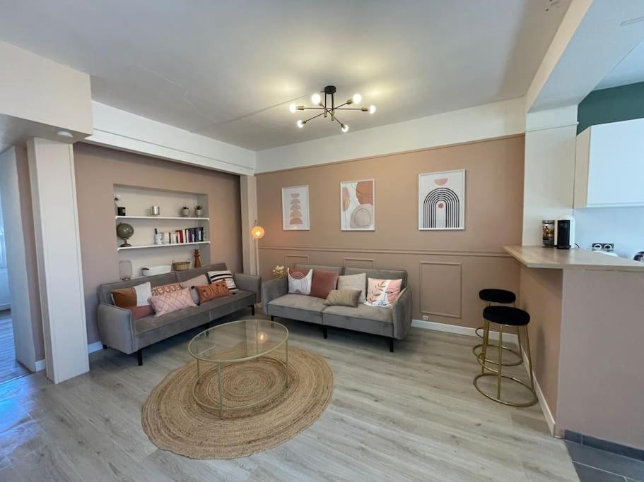 Appartement Spacieux A Deux Pas Du Centre Реймс Екстериор снимка
